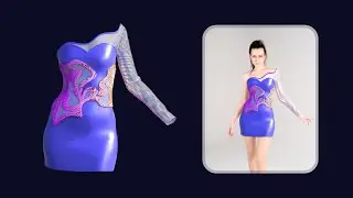 Applying digital dress on a real person