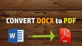Convert DOCX to PDF
