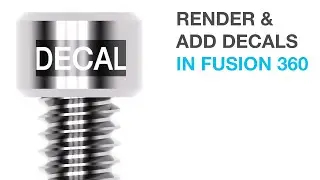 How To Render/ Add Decals in Fusion 360! Tutorial