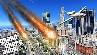 INSANE METEORS DESTROY LOS SANTOS - GTA 5 END OF LOS SANTOS APOCALYPSE MOD - MICHAEL'S FAMILY