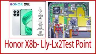 Honor X8b Test Point Lly-Lx2 FRP Bypass Working 100%