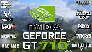 GT 710 1GB Gaming Test 2026 | 10 Games Benchmarked