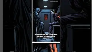 Why do Batman and the Joker protect each other's identities?😳