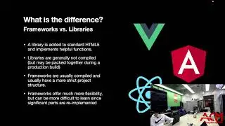 Comparing HTML5, Vue, Angular, and React - SIG WebDev