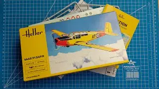 Heller Saab 91 Safir What's in the Box