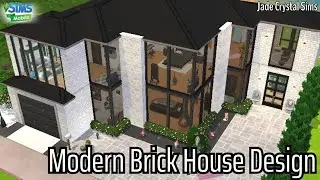The Sims Mobile: Modern Brick House Design