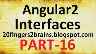 Angular 2 - Interfaces