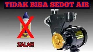 salah satu penyebab pompa air baru tidak bisa sedot air shimizu Sanyo panasonic