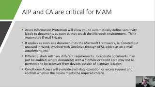 MVPDays - MDM and MAM: Better Together