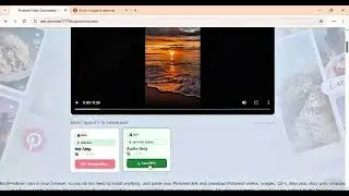 Pinterest Video Downloader Tutorial | Download HD Videos & MP3 Audio 
