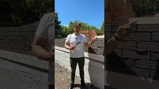 КЛАДКА КИРПИЧА на ЧЁРНУЮ СМЕСЬ