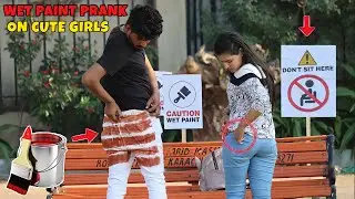Wet Paint Prank On Girls With A Twist 