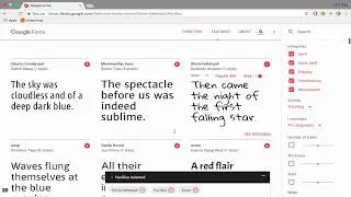 HTML - Using Google Fonts