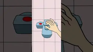 when you trying to find perfect balance in the shower (animation meme) 