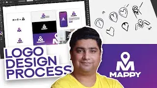 App Logo Design Tutorial in Illustrator - Full Logo Design Process