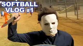 HALLOWEEN! | Softball Vlogs #1