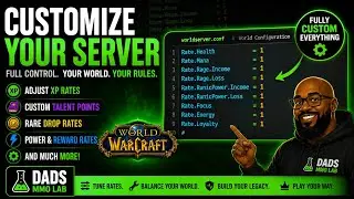 Customize Your OFFLINE WoW Server, 500 bots or 1000? 3x Exp rates or 10x?  HOW TO Guide!