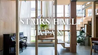 Konsep Desain Arsitektur Rumah Aula 1/3 Tangga Jepang Interior Design