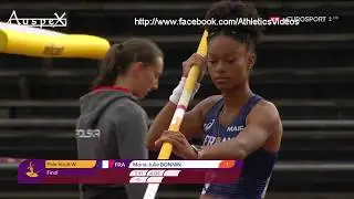 Marie-Julie Bonnin 4.16m EU20 championships 2nd