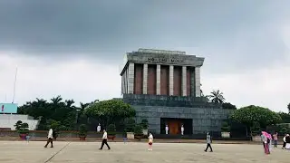 Strolling around Ho Chi Minh Mausoleum(Museum) in Hanoi : Vietnam