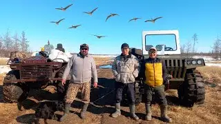 ОХОТА НА ГУСЯ 2024 В СРЕДНЕКОЛЫМСКОМ РАЙОНЕ ЯКУТИИ ОТ САНИ