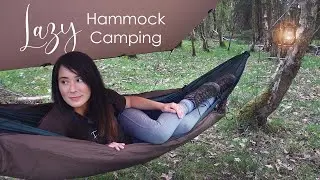 Lazy Hammock Camping • Eyes in the Night 👀 Solo Wild Camping in the Woods