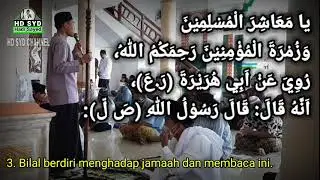 TATACARA & BACAAN BILAL SHOLAT JUMAT MERDU | Lengkap dua adzan Nahawan dan Bayati
