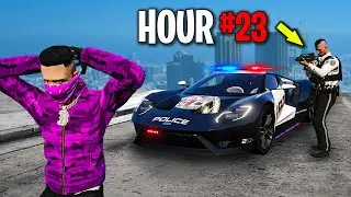 I spent 24 Hours as a Real Cop on GTA 5 RP