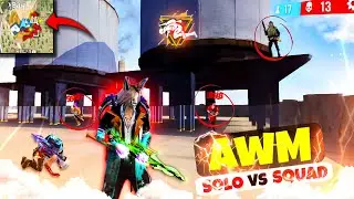 Power Of AWM 🥶 Unstoppable Solo Vs Squad Gameplay 😱 Free Fire Max
