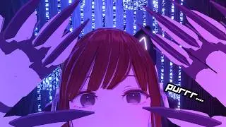 【Cyberpunk ASMR】Curious cat girl inspects you 🐾 (close up purring, scratching & touches, no talking)
