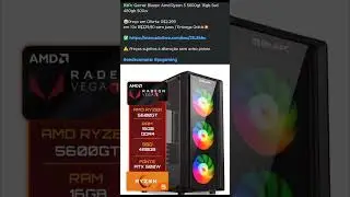 🇧🇷Pc Gamer Bluepc Amd Ryzen 5 5600gt 16gb Ssd 480gb 500w.