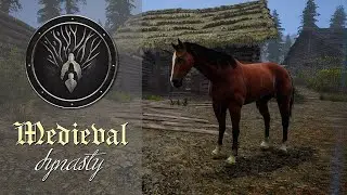 Medieval Dynasty. ЛОШАДЬ и ОСЕЛ. Первый взгляд.