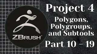 ZBrush | Full Training Course | Project 4 - Lesson 10/19 | Using Selectrect Brushes