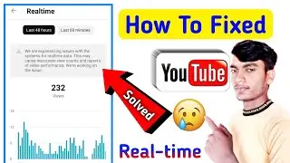 We are experiencing issues with the systems for realtime data|We're working on the issue |yt studio