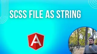 Angular -  pass scss file as string