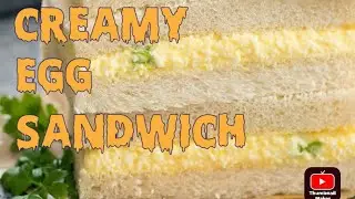 Creamy Egg Sandwich 🥪