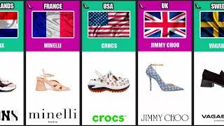 Brands of Women's Shoes From Different Countries