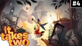 It Takes Two - The Tree: Deeply Rooted - Derrotando Vespa Rainha - Full Gameplay