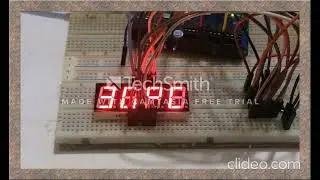 arduino temperature measurement using lm35 with 7 segment lcd display