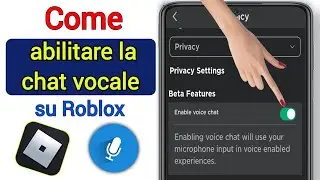 Come abilitare la chat vocale di Roblox (senza verifica 2024)।Come ottenere la chat vocale in Roblox