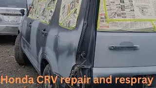 Honda CRV full bodywork and respray.