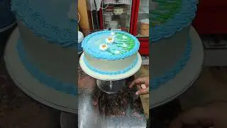 Beautiful Flower Design Cake #shorts #cake #trendingshorts