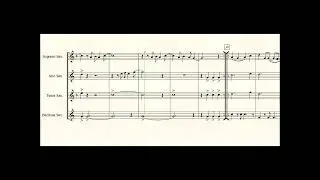 Do You Know The way to San Jose for Saxophone quartet.
