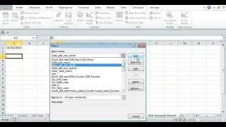 Excel VBA DateAdd to insert   add one month to a date   assign macro to button
