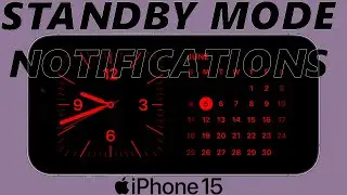 How To Enable / Disable Notifications In Standby Mode On iPhone 15 & iPhone 15 Pro
