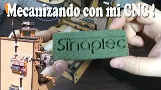 Mecanizando con mi CNC + Arduino + GRBL 1.1 + Aspire 9.5