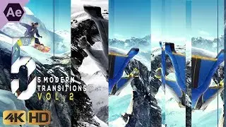 Modern Transitions 5 Pack VOL. 2 - Free Download After Effects Templates