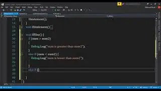 Unity C# Beginner Tutorials- How to use If Else Statements in Unity #6