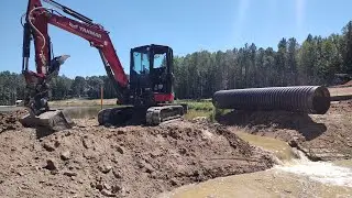 Busting The 5 Acre Pond To Flood The New One