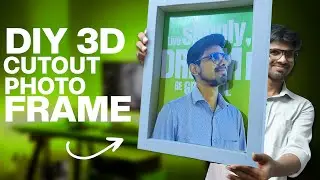 DIY 3D Cutout Photo Frame | Shadow box Diy | Quick & Easy | 3D photo Cutouts